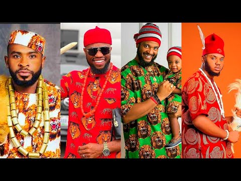 Isiagu - Igbo Traditional Attire For African Men Chieftaincy, Wedding, Coronation & Naming Ceremony