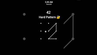 Android mobile pattern lock 🔐|| #shorts