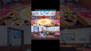 The Ultimate Dinner BETRAYAL 😅! #tricks #troll #shorts #pubgmobile