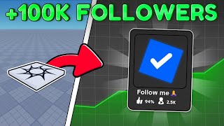 I Made a Roblox Game to Farm Followers… It Actually Worked! 😱