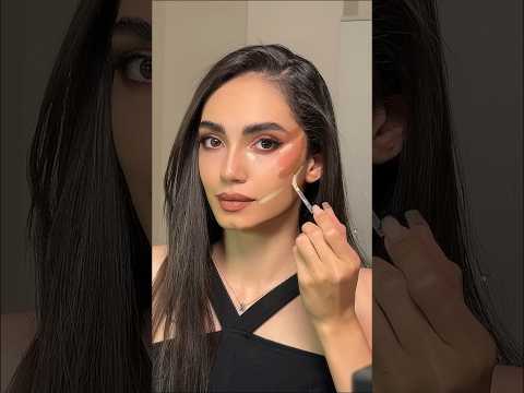 Let’s fake a face lift with makeup 😊 #makeupforbeginners #shorttips #makeuptips