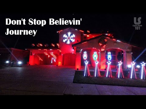 Journey - Don't Stop Believin' (Light Show)