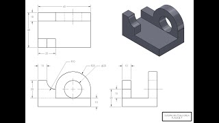 SolidWorks Education Detailed Drawing Exercises Tutorial 07
