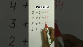 Puzzle||reasoning #funwithmath #math #logicalreasoning #reasoning #shorts