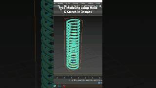 Prop Modeling in 3dsmax | How to Model using Helix & Stretch Modifier #3d #3dsmax #tutorial