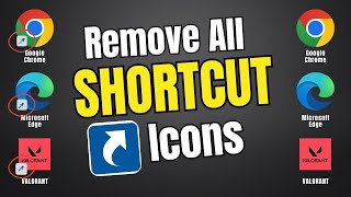 How to REMOVE All Shortcut Icons from Desktop Apps in Windows 2025 (Super Easy Guide!)