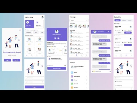 Medical Healthcare App UI Design in Flutter ||  Flutter UI Design || 1080P HD1