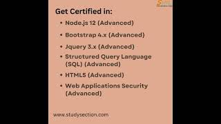 Explore Node.js Fullstack Developer Exam (Advanced) by StudySection