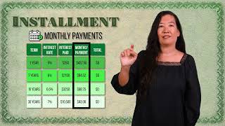 Installment - Vocab