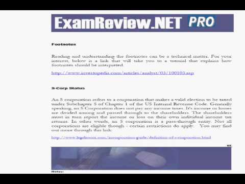 ExamREVIEW  CBM Core Exam Study Guide