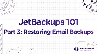 JetBackup 101 - How to Restore Email Backups in cPanel?