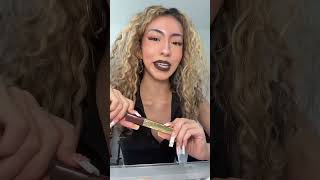 Trying out $72 Dior glitter lipstick ￼