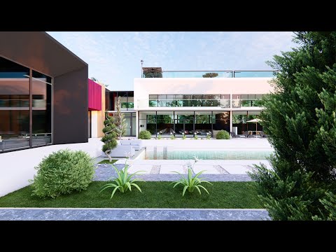Design Your Dream Home | Realistic Visualization of a Stunning Modern Villa with  Pool | 4K