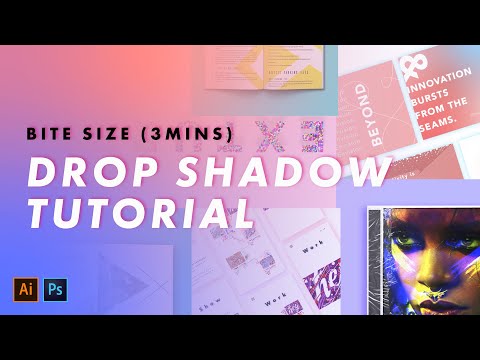 Adobe illustrator and Photoshop Drop Shadow Tutorial