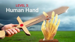 I Made a Cardboard Sword that Cuts Through Anything