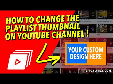 How to change Playlist Thumbnail on YouTube channel !