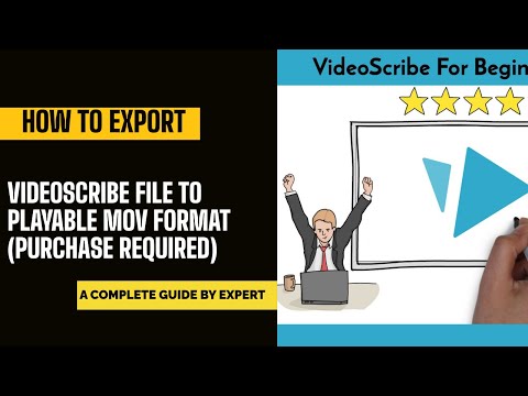 Videoscribe - How to export videoscribe file to playable  format  (Purchase required )