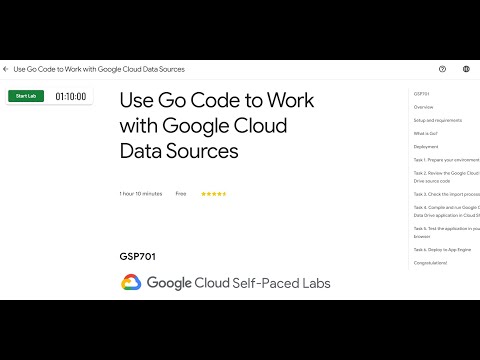 Use Go Code to Work with Google Cloud Data Sources | Google Cloud Arcade Facilitator Program 2023