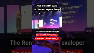 Developer Must Watch This 🔥 - Future of Developers 2026🚀 - AWS ReInvent ReCap Werner's Keynote AI🔥