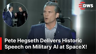 "MUSK WILL HELP US", Pete Hegseth Delivers Powerful Speech during SpaceX Visit | AC1Z