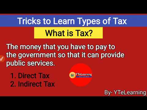 Short Trick to Memorize Types of Tax