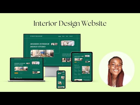 Interior Design Website on Figma