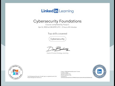 Cybersecurity Foundations + take exam | PART 2 | Quizes
