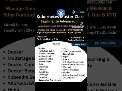Kubernetes Master Class - Beginner to Advanced
