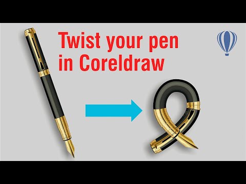 Twist pen in Coreldraw | Coreldraw Tutorial | Artistic Media | GRAPHICSLANCE