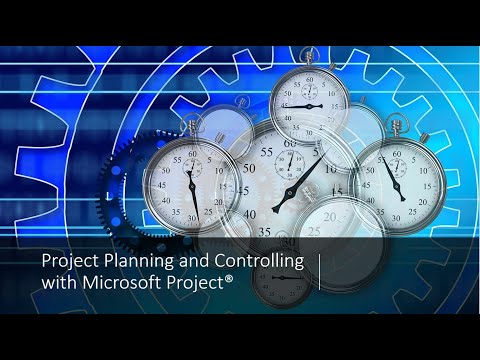 Project Planning and Controlling with Microsoft Project: Spring 2023