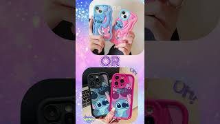 Stich vs Angel 💙🩷 #choose #aesthetics #viralvideo  #shorts #stitch  #angel  #sanrio