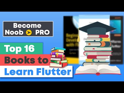 Top 16 Books to Learn Flutter Become Noob to PRO #khoobcoding