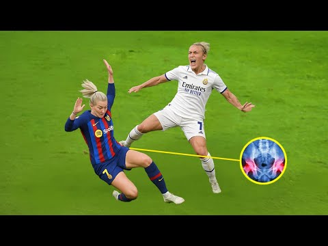 Brutal Fouls & Dirty Plays in Women's Football