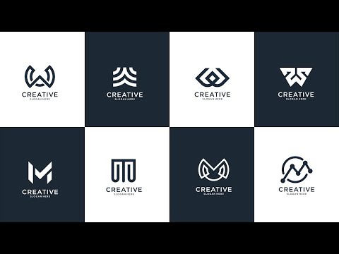 Abstract Initial Letter M Logo Icons for Luxury Business, Elegant, Simple By Learn New pt  05