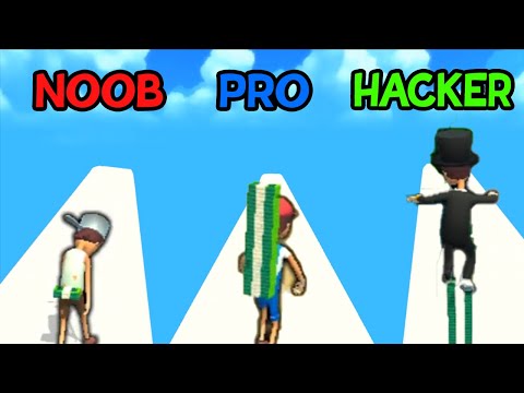 NOOB vs PRO vs HACKER in Investment Run