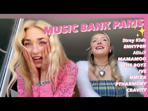 FLYING TO PARIS TO SEE STRAYKIDS AND ENHYPEN LIVE - MUSICBANK VLOG