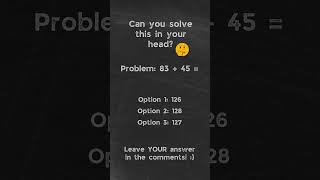 Mind-Bending Math: Can You Solve This in Your Head?
