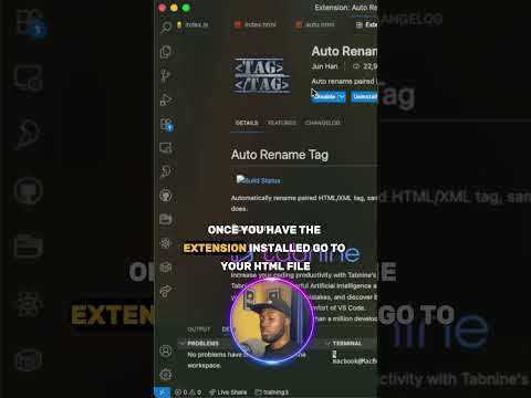 Stop fixing Tags manually in VS Code ! #short #shorts #shortsindia #webdevelopment #fyp