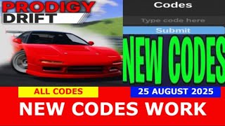*NEW CODES* [UPDATE] Prodigy Drift ROBLOX | ALL CODES | August 25, 2025