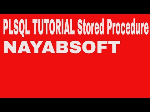 PL/SQL tutorial  Introduction to PL/SQL Stored Procedure in Oracle Database By NayabSoft