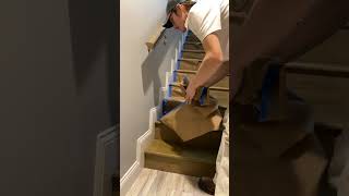 This kid is precise! #paintwork #painting #stairs #diy #designshorts #home #design #interiordesign