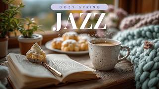 Morning Spring Jazz 🌸 Cozy Coffee Shop Ambience & Relaxing Vibes