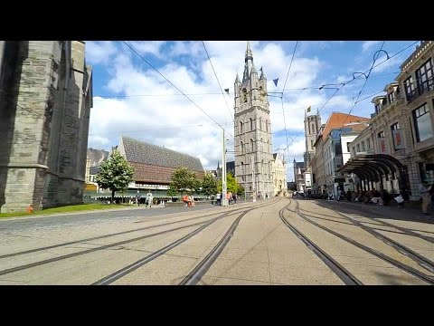 Oh boy what a ride! Bike Lanes Time lapse Drawing - Ghent