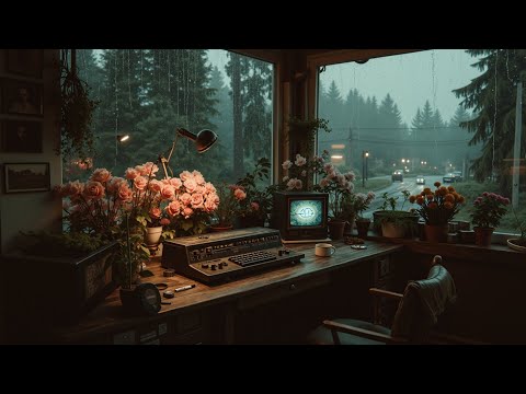 Rainy Night Lofi Chill ☔ Cozy Study Music | Late Night Focus & Relax Mix