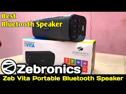 Zebronics ZEB VITA Portable Bluetooth Speaker || Best Bluetooth Speaker || #zebronics #speaker
