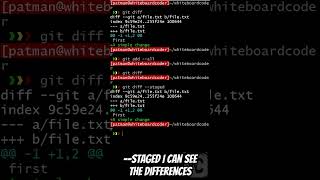 git: diff #coding #git #gittutorial #github