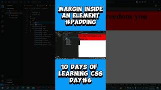 Margin inside an element?🤫 #cssstyling