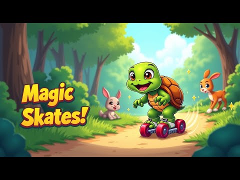 The Turtle and the Magic Skates 🐢 | Bedtime Story for Kids | Moral Stories for Children