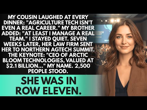 My Cousin Mocked My "Agriculture Tech Job" For Years Until The Summit Where 2,500 People Stood For..