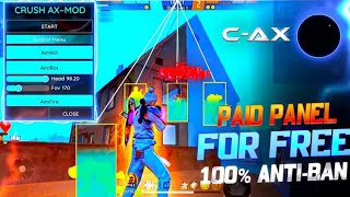 New free fire hack mod menu auto headshot plus premium function aim kill+fly hack